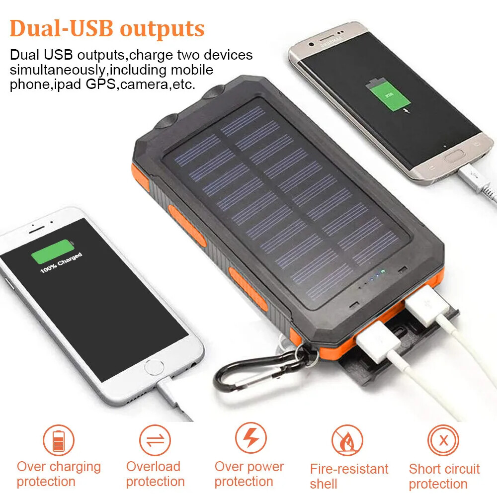 Xiaomi Outdoor Power Supply - Solar Power Bank 200000mAh Waterproof Mobile