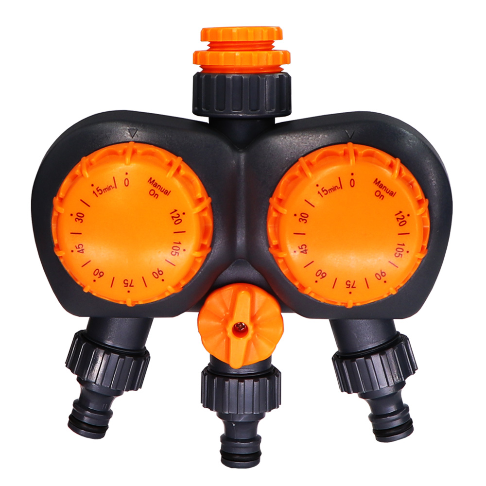 Outdoor Power Timer - Garden Mechanical 3-Way Timer with Double