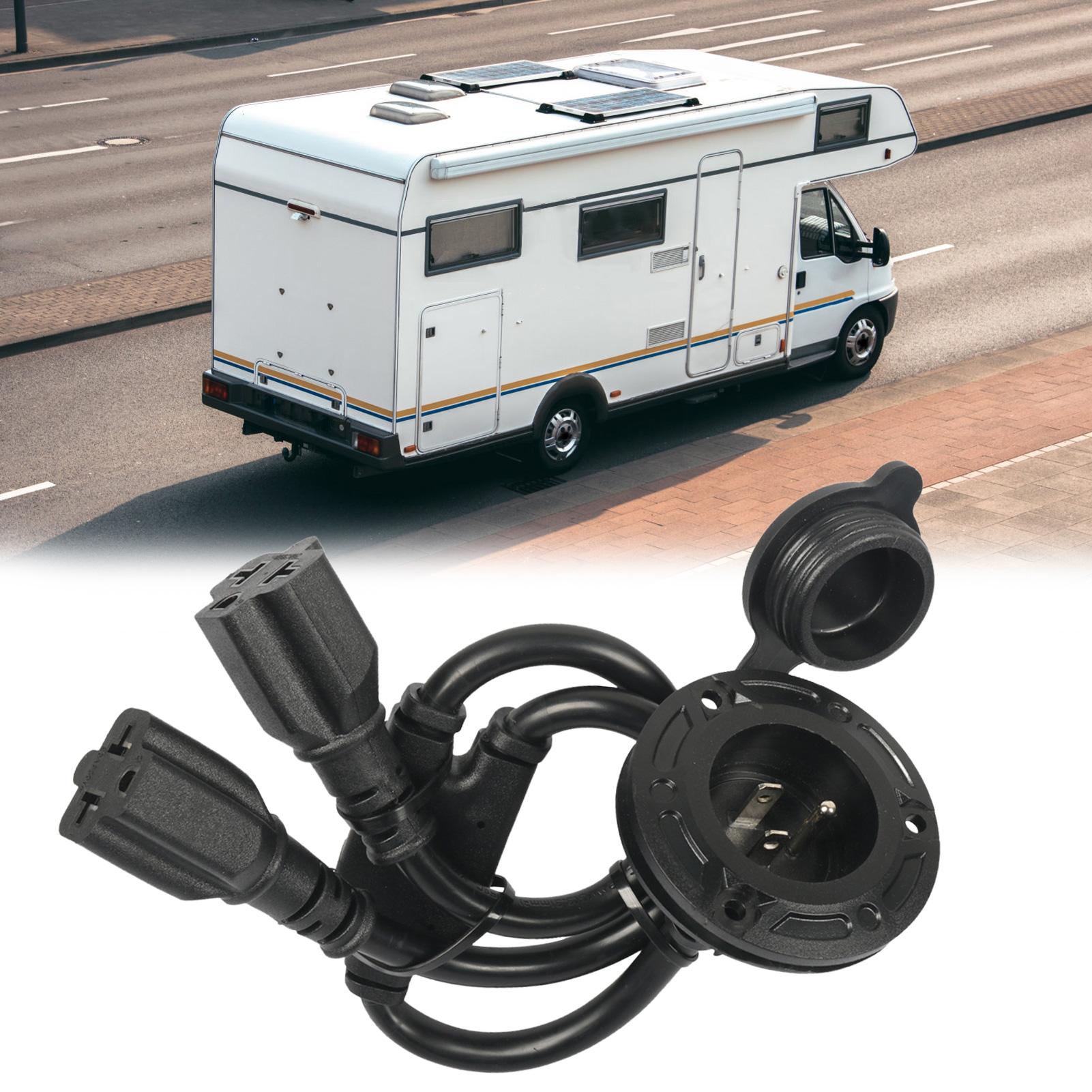 Outdoor Power Outlet Install - US Standard 125V RV Power Inlet,