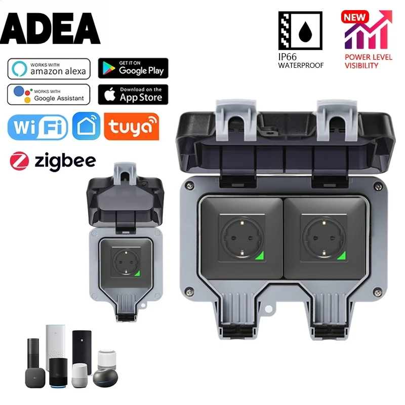 Outdoor Power Outlet Not Working - AdeaTuya Zigbee Electrical Outlets Ip66 Waterproof