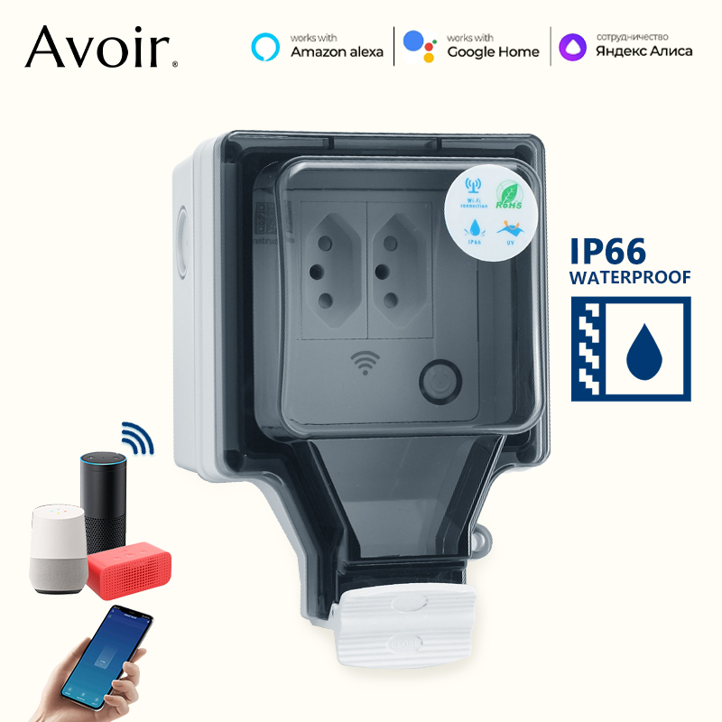 Outdoor Power Outlet Not Working - Avoir Tuya Wifi Smart Socket IP66