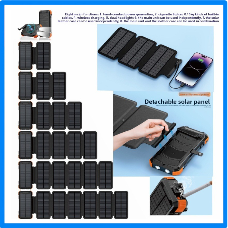Xiaomi Outdoor Power Supply - Hand Crank Solar Power Bank 20000mAh