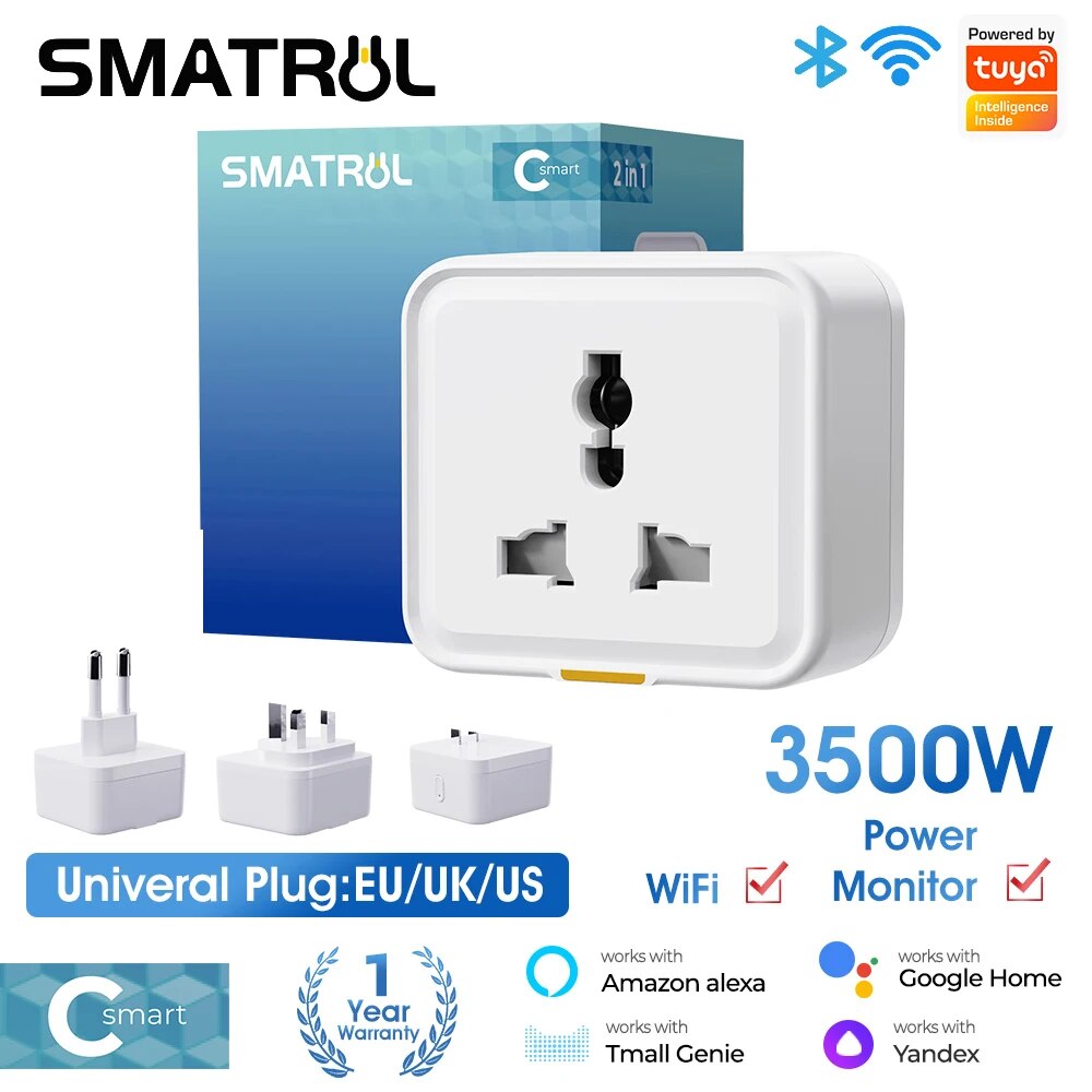 Outdoor Power Timer - Tuya Smart Home Wireless WIFI Plug