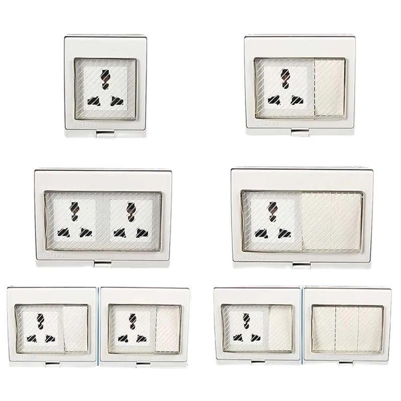 Outdoor Kitchen Power Outlet - Trắng Âu UK EU Mỹ Đa