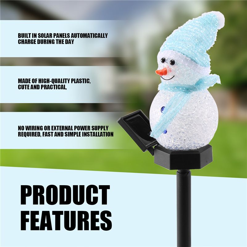AT29-Snowman Solar Lights Chri - đánh giá và giá Outdoor Solar Power Xmas Lights
