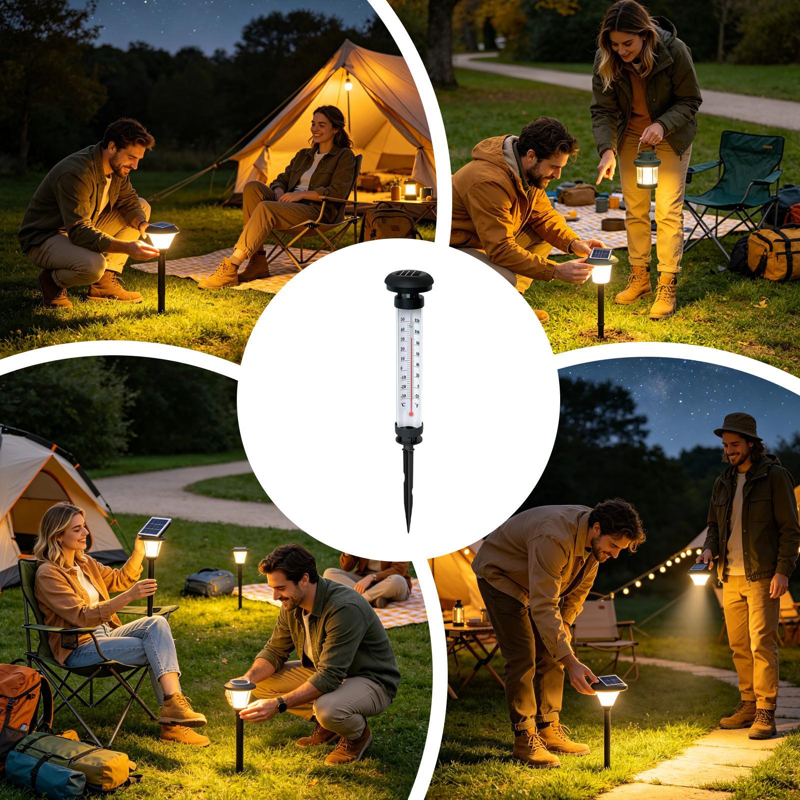 Solar Lights Pathways Automati - đánh giá và giá Outdoor Power Stake
