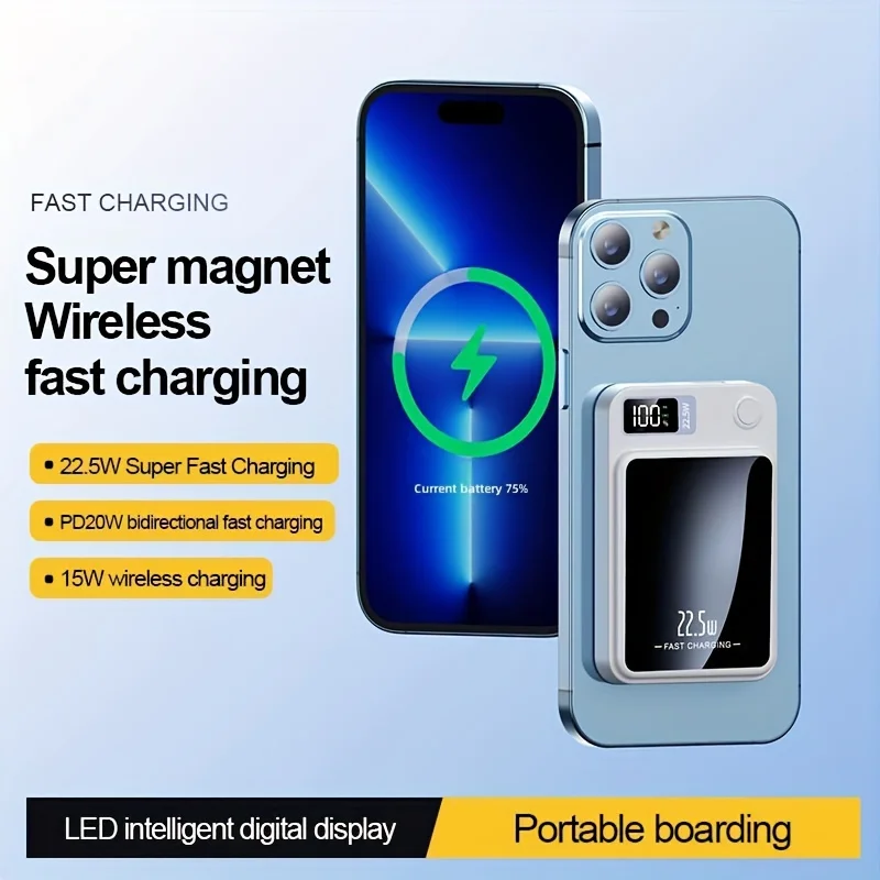 New 30000mAh magnetic wireless - đánh giá và giá Xiaomi Outdoor Power Supply
