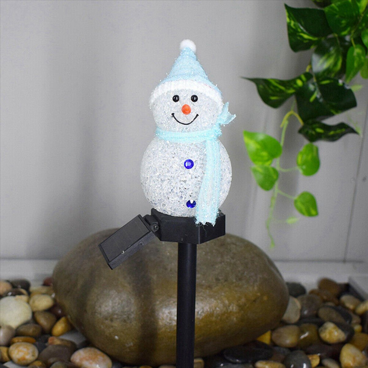 N84R 4X Snowman Solar Lights C - đánh giá và giá Outdoor Solar Power Xmas Lights