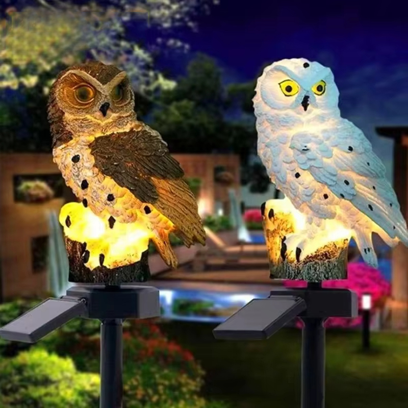Solar Owl Garden Stake Lights  - đánh giá và giá Outdoor Power Stake