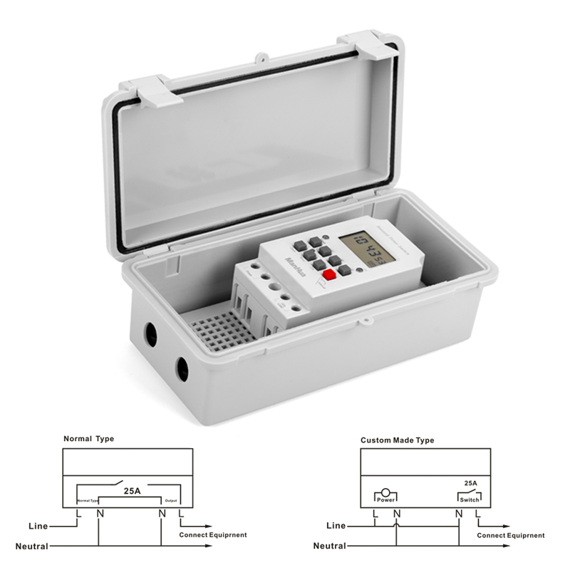 ManHua 220VAC 30A MT316SE Đi M - đánh giá và giá Outdoor Power Timer