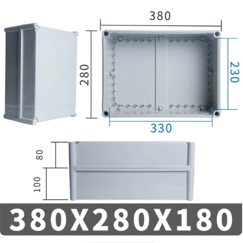 1Pc 380x280x180mm Button wirin - đánh giá và giá Outdoor Power Distribution Box
