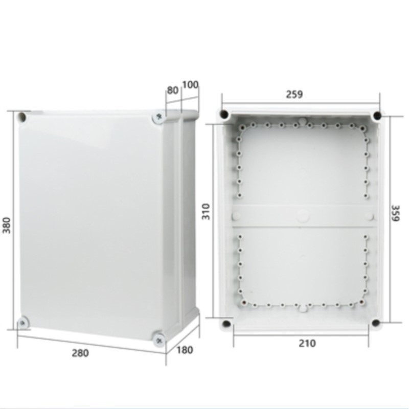 1Pc 380x280x180mm Button wirin - đánh giá và giá Outdoor Power Distribution Box