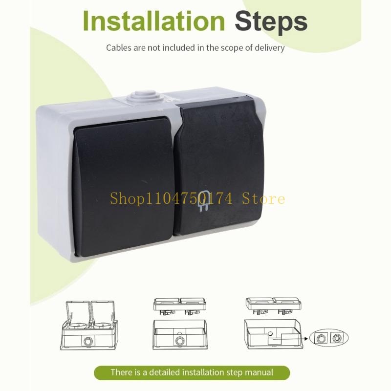 Ổ cắm ngoài trời không thấm nư - đánh giá và giá Outdoor Power Outlet Install
