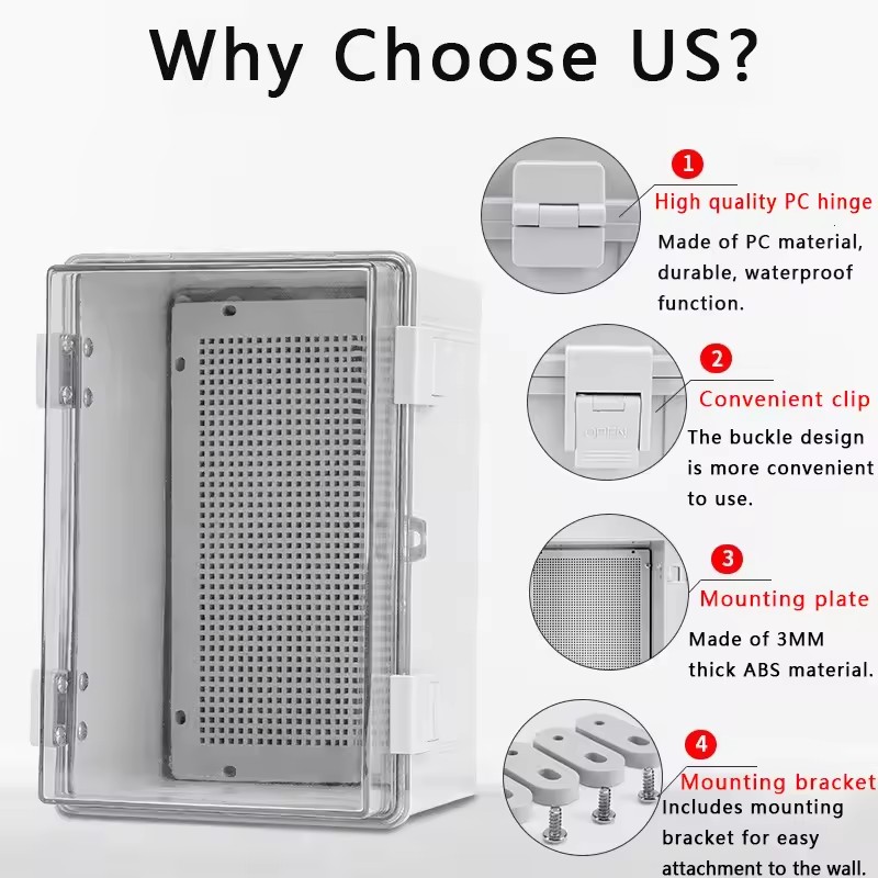IP66 Waterproof Junction Box G - đánh giá và giá Outdoor Power Distribution Box