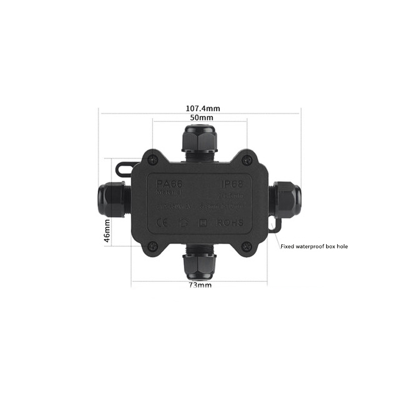 IP68 Outdoor Waterproof Juncti - đánh giá và giá Outdoor Power Distribution Box