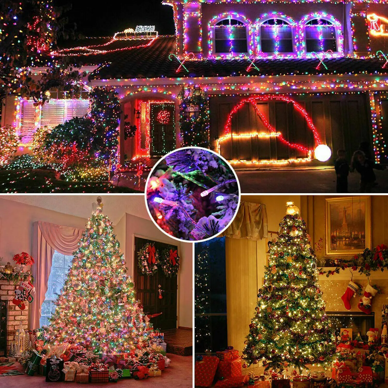 LED Solar String Lights 30/100 - đánh giá và giá Outdoor Solar Power Xmas Lights