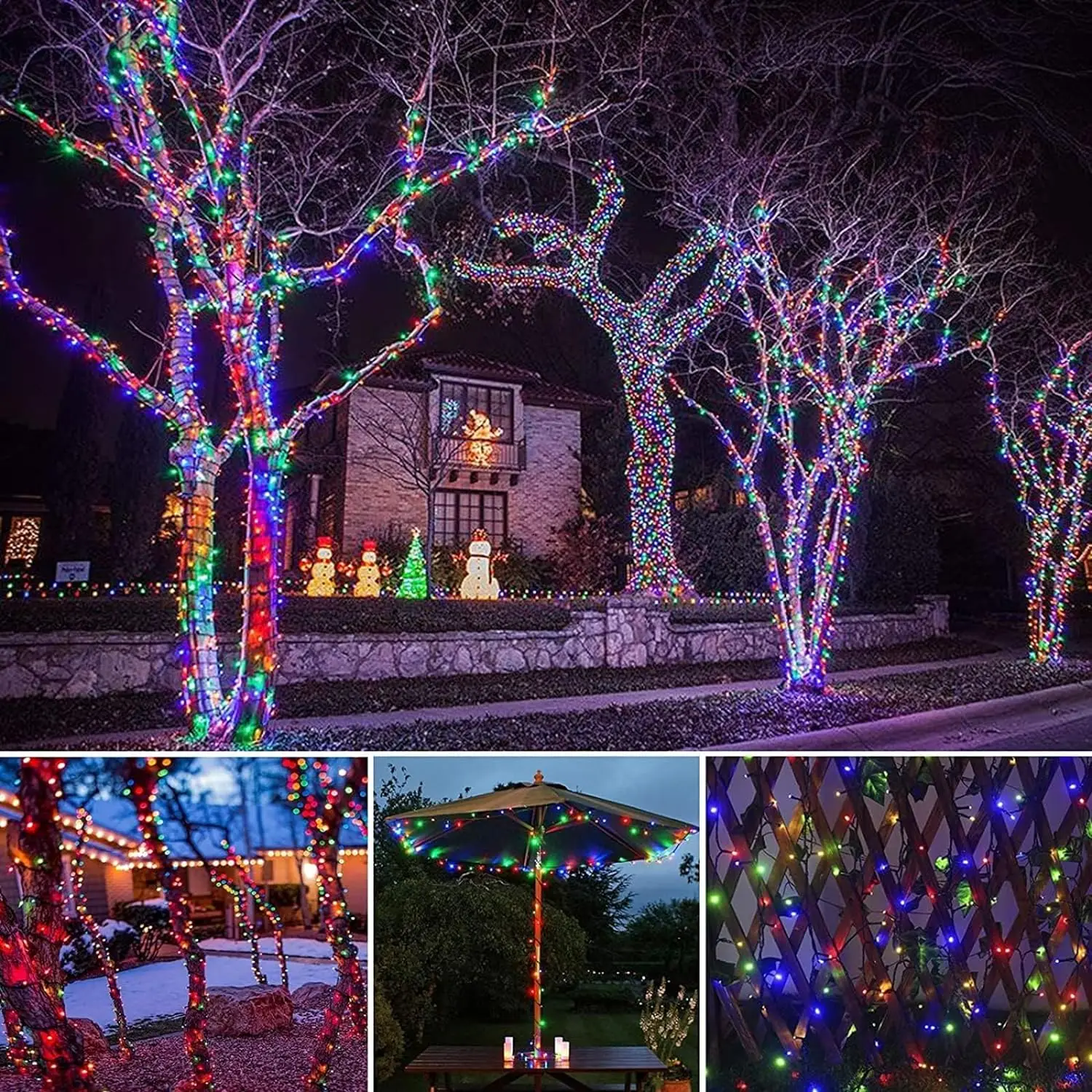 LED Solar String Lights 30/100 - đánh giá và giá Outdoor Solar Power Xmas Lights