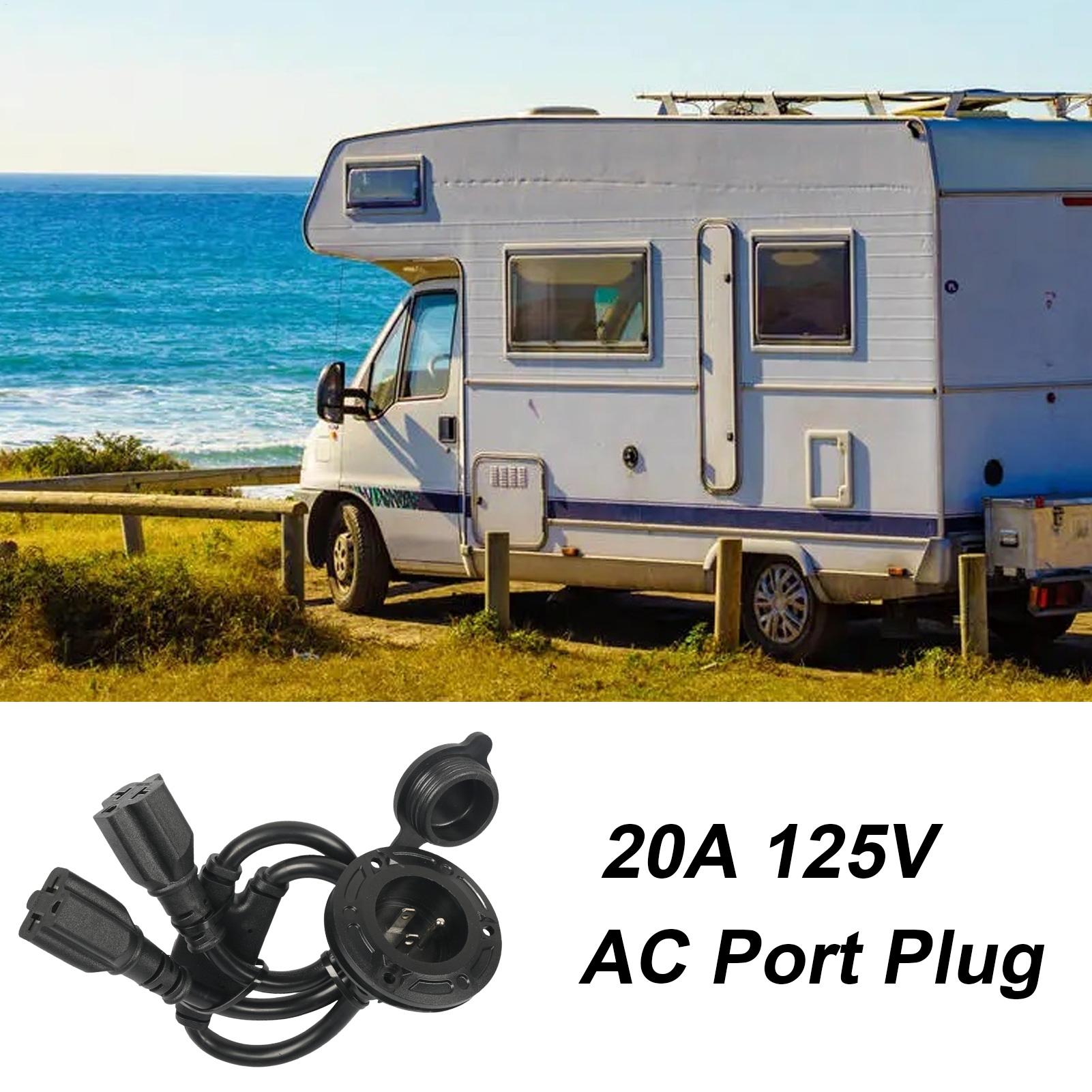 US Standard 125V RV Power Inle - đánh giá và giá Outdoor Power Outlet Install