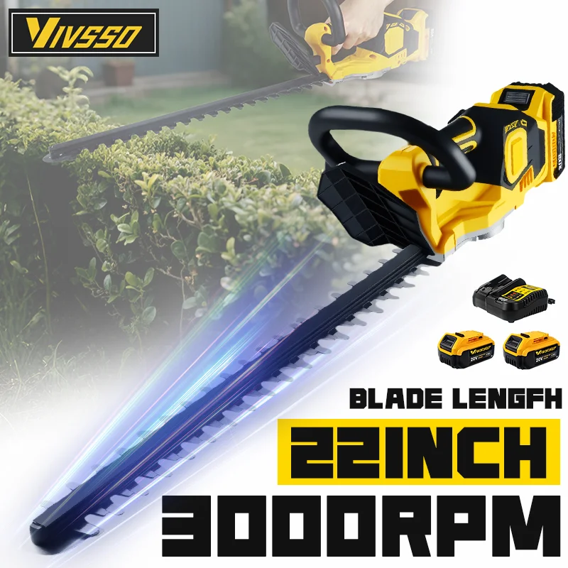 VIVSSO Cordless Electric Hedge - đánh giá và giá Hedge Trimmer Cordless