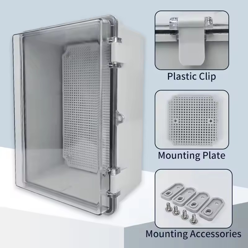 IP66 Electrical Plastic Enclos - đánh giá và giá Outdoor Power Distribution Box