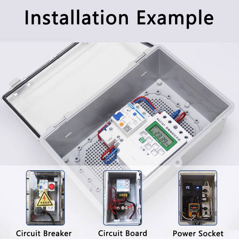IP66 Waterproof Transparent Co - đánh giá và giá Outdoor Power Distribution Box