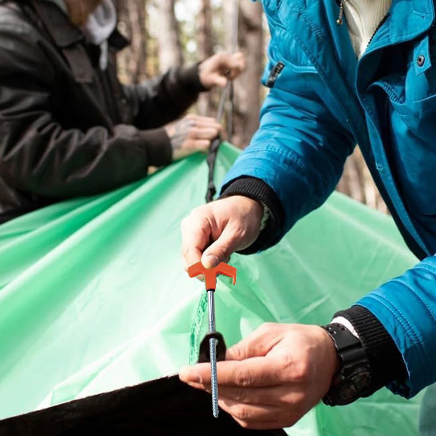 8-inch Screw in Tent Stake New - đánh giá và giá Outdoor Power Stake