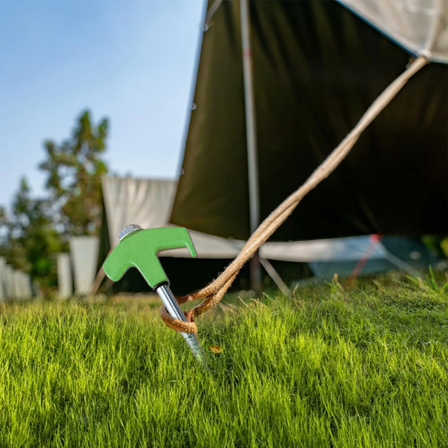 8-inch Screw in Tent Stake New - đánh giá và giá Outdoor Power Stake