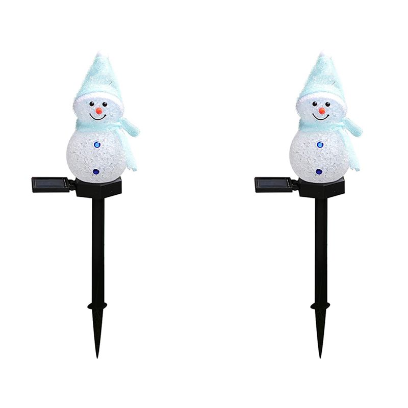 AA81-2X Snowman Solar Lights C - đánh giá và giá Outdoor Solar Power Xmas Lights