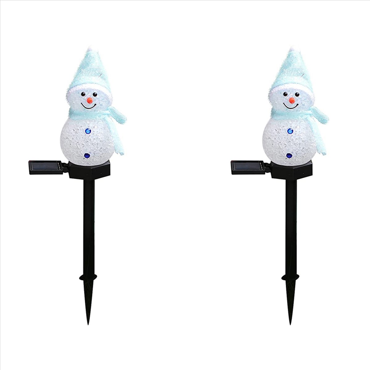 AA81-2X Snowman Solar Lights C - đánh giá và giá Outdoor Solar Power Xmas Lights