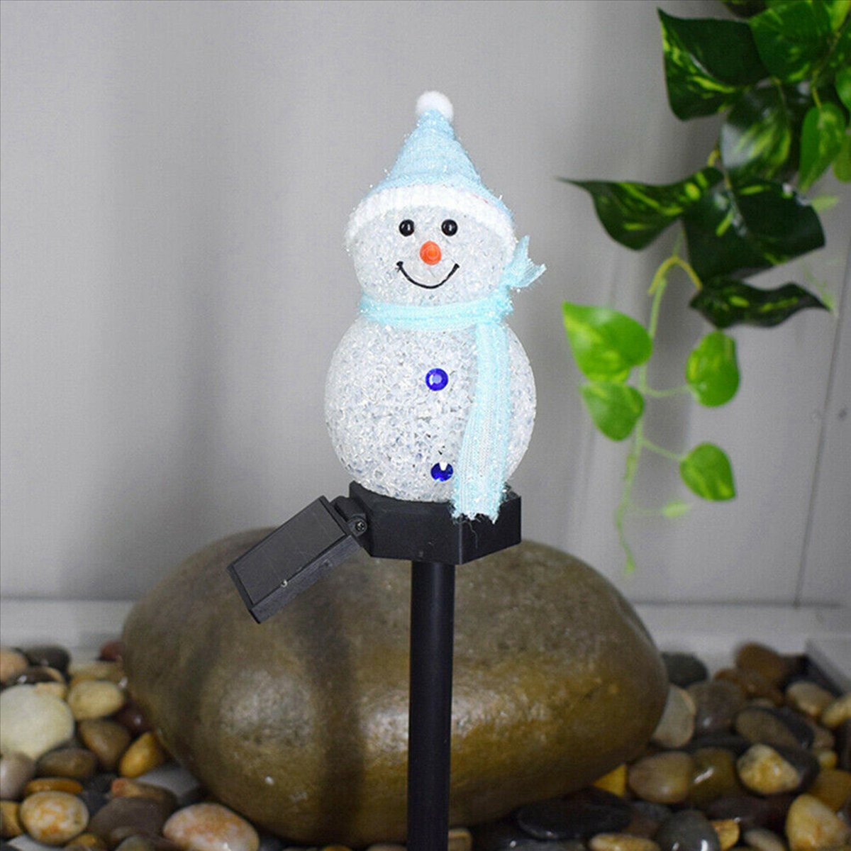 AA81-2X Snowman Solar Lights C - đánh giá và giá Outdoor Solar Power Xmas Lights
