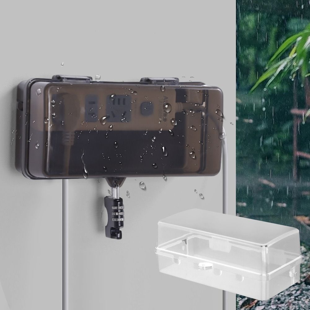 Durable Plastic Plug Box Anti- - đánh giá và giá Outdoor Power Outlet Cover