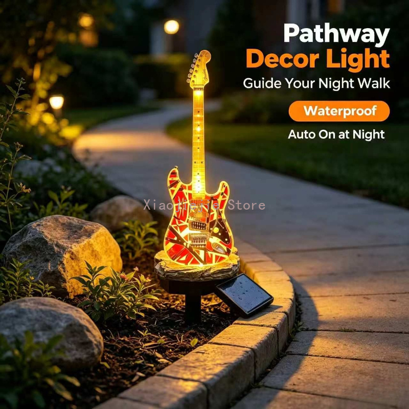 Creative Electric Guitar Solar - đánh giá và giá Outdoor Power Stake