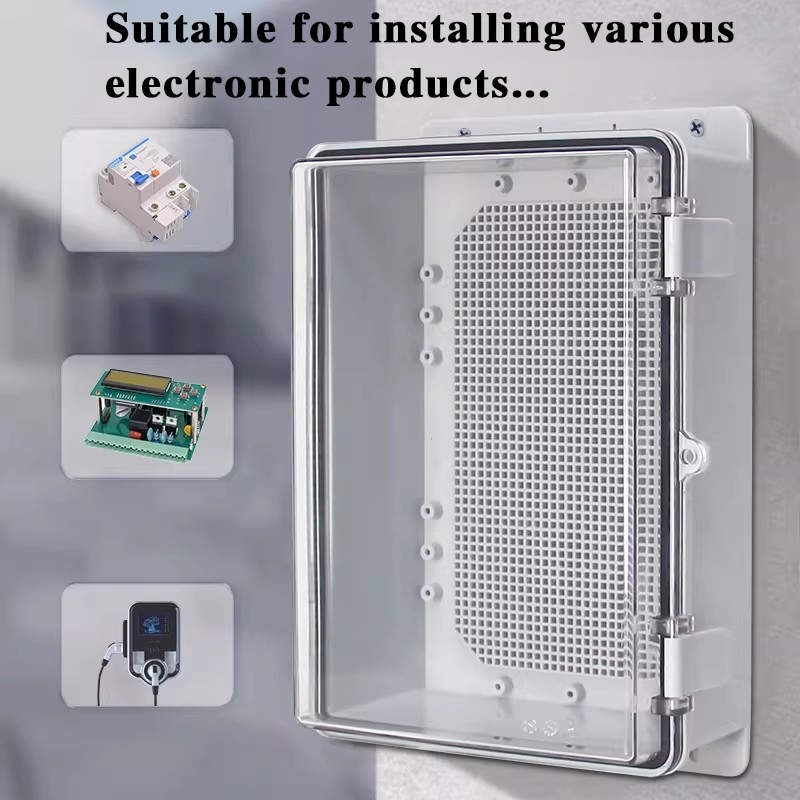 IP66 Waterproof Grey/Transpare - đánh giá và giá Outdoor Power Distribution Box