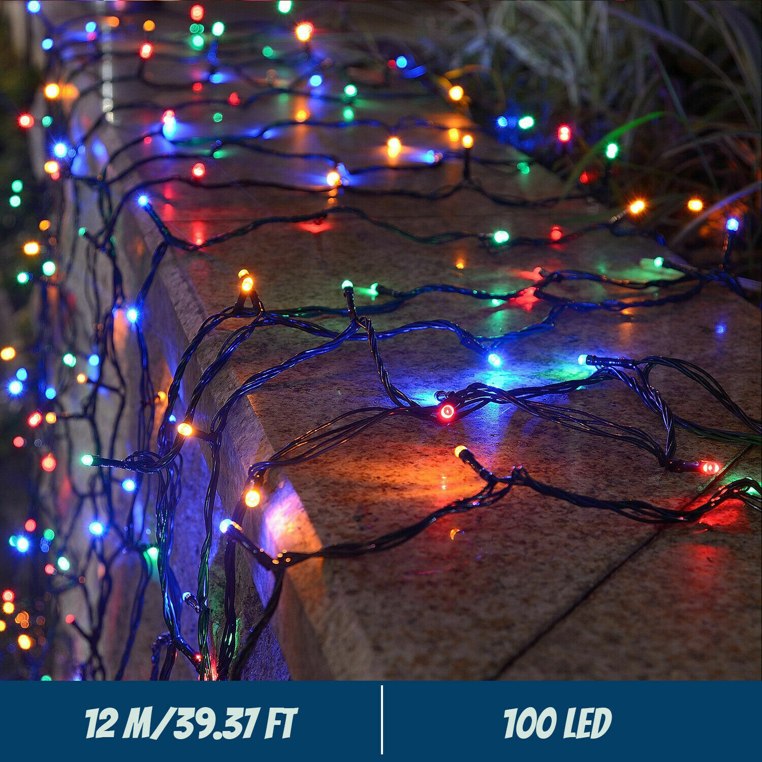 LED Solar String Lights 300LED - đánh giá và giá Outdoor Solar Power Xmas Lights