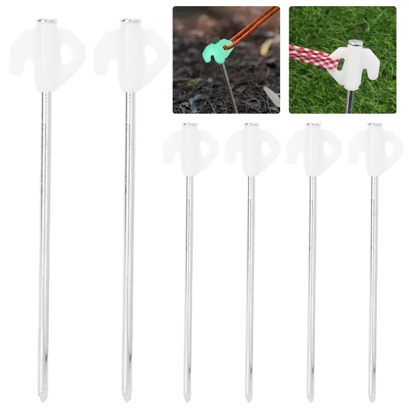 Luminous Tent Pegs Glow in Dar - đánh giá và giá Outdoor Power Stake