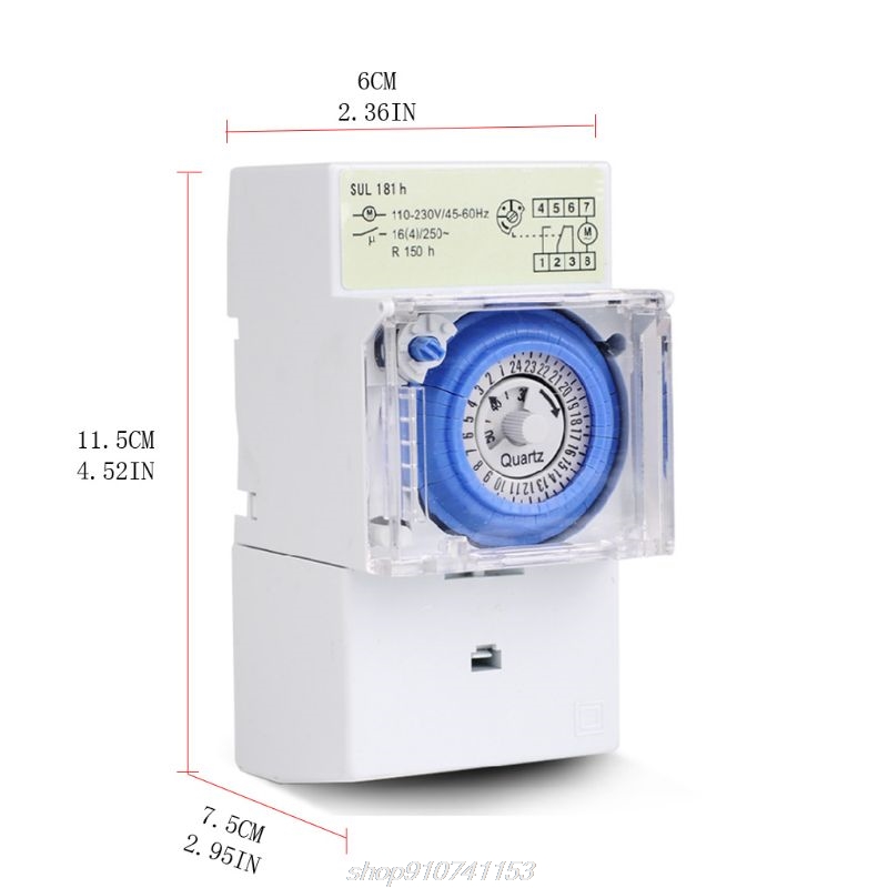 SUL181H Cơ Hẹn Giờ 220V 16A Di - đánh giá và giá Outdoor Power Timer