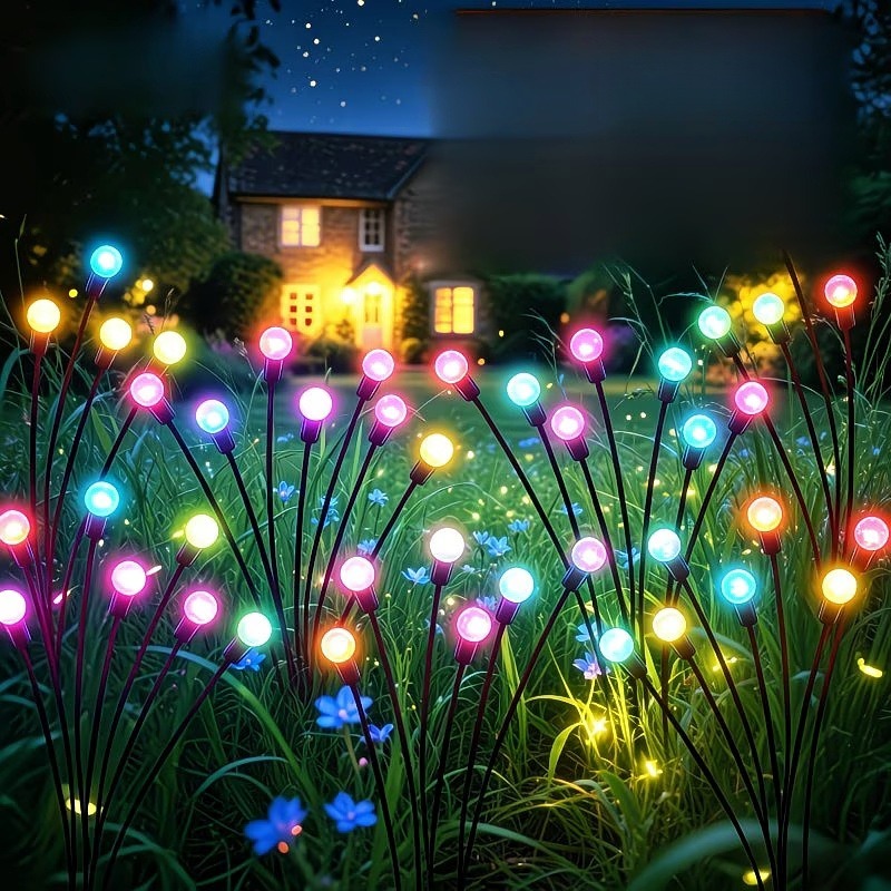 10/6 LED Solar Garden Firefly  - đánh giá và giá Outdoor Power Stake