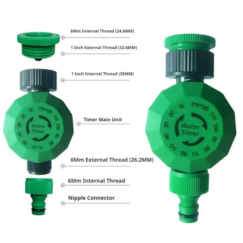 Garden Water Timer Water flow  - đánh giá và giá Outdoor Power Timer