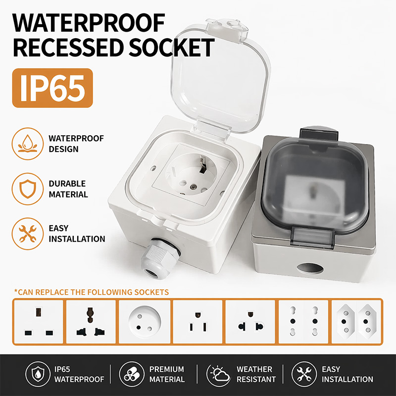IP65 Waterproof Outdoor Socket - đánh giá và giá Outdoor Kitchen Power Outlet