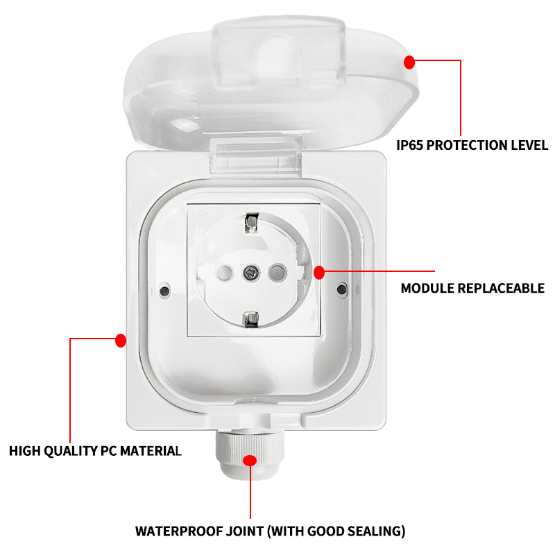 IP65 Waterproof Outdoor Socket - đánh giá và giá Outdoor Kitchen Power Outlet
