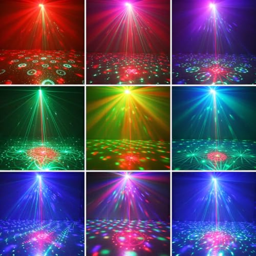 7 Lens Disco Ball LightsUSB Po - đánh giá và giá Outdoor Solar Power Xmas Lights