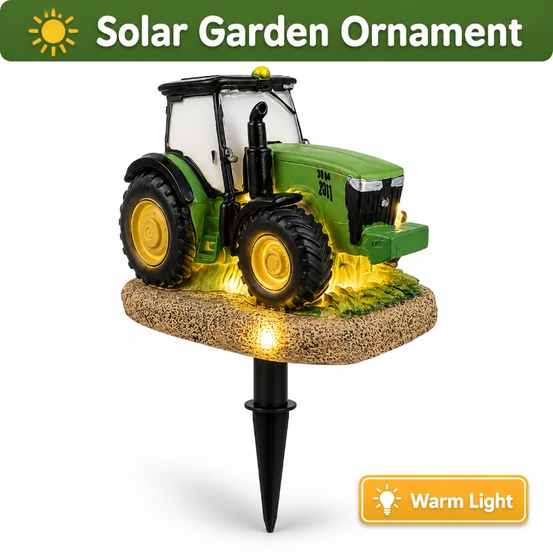 Solar Tractor Garden Stake Lig - đánh giá và giá Outdoor Power Stake