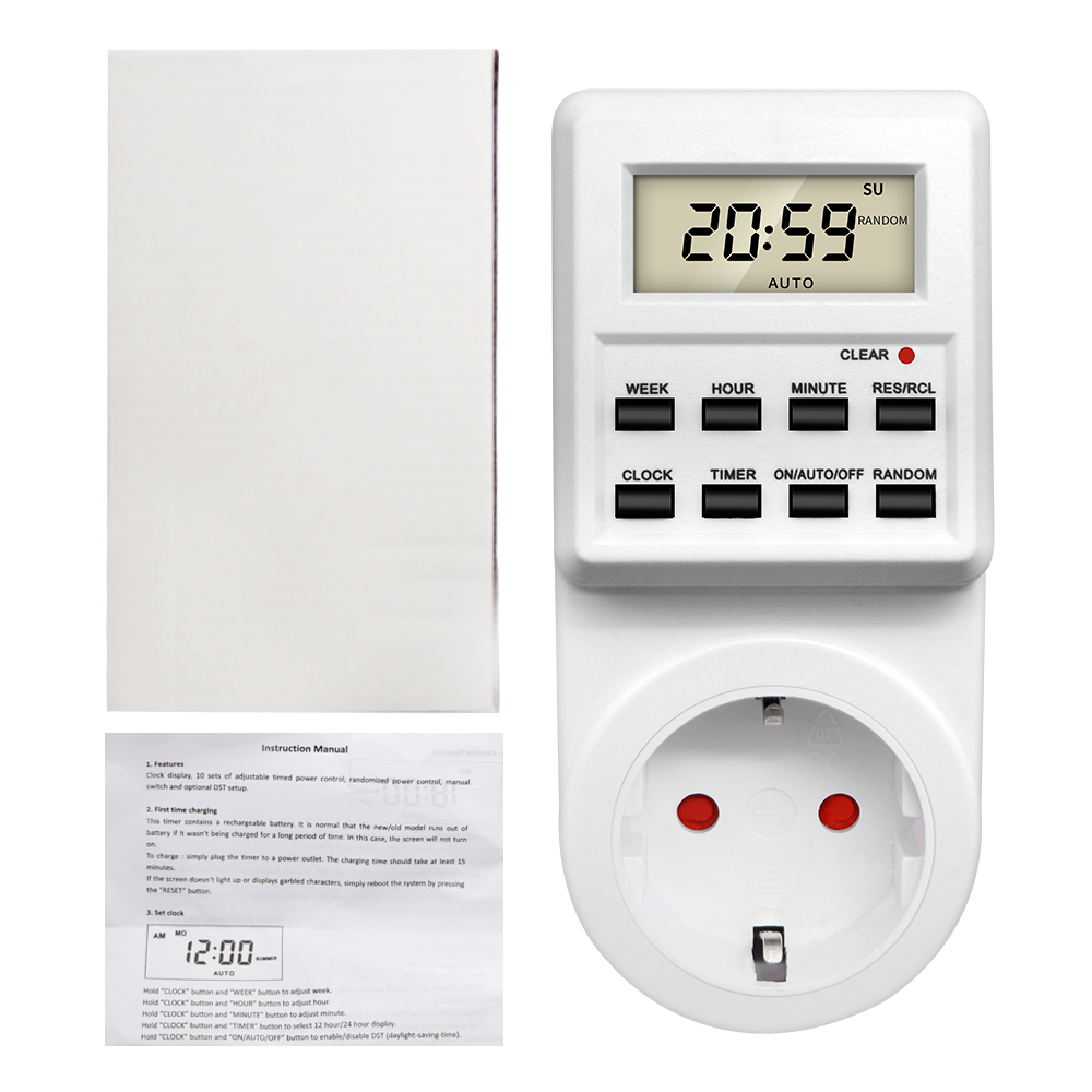 TM03 Hẹn Giờ Kỹ Thuật Số Ổ Cắm - đánh giá và giá Outdoor Power Timer
