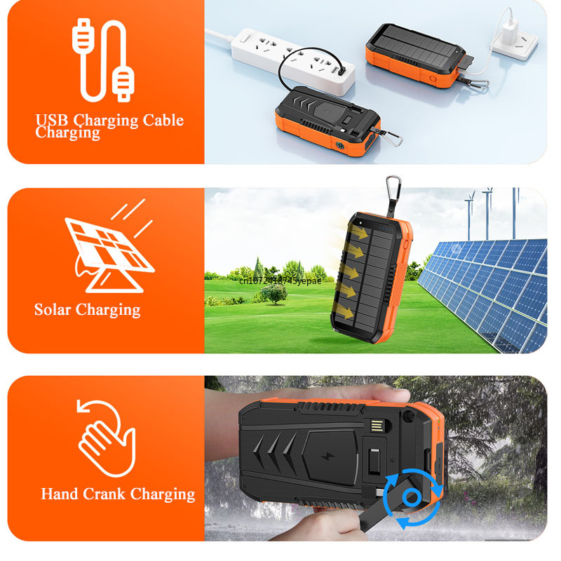 40000mAh Hand Crank Solar Powe - đánh giá và giá Xiaomi Outdoor Power Supply