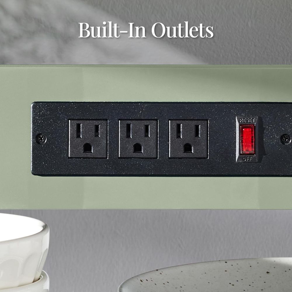 36in LarRolling Kitchen Island - đánh giá và giá Outdoor Kitchen Power Outlet