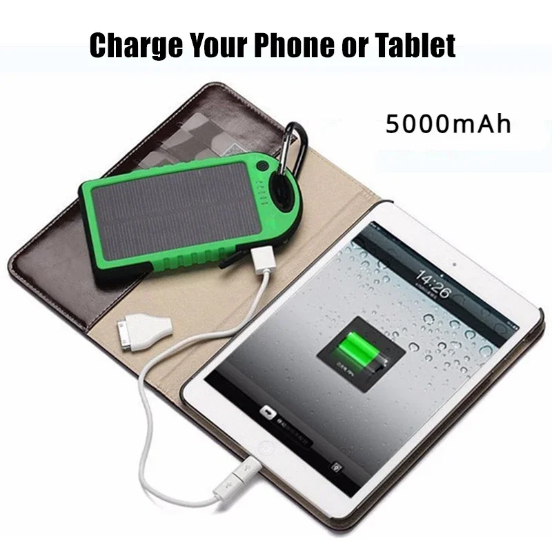 5000mAh New Solar Power Bank L - đánh giá và giá Xiaomi Outdoor Power Supply
