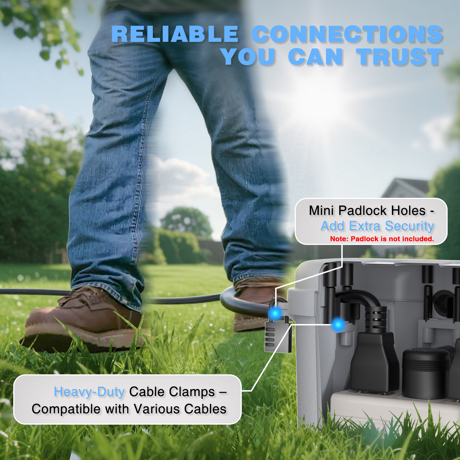 IP54 Waterproof Extension Cord - đánh giá và giá Outdoor Power Timer