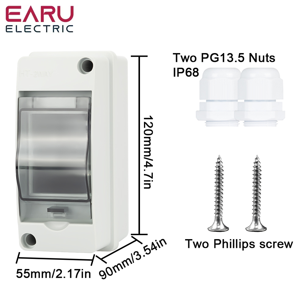 HT-2 IP65 Waterproof Distribut - đánh giá và giá Outdoor Power Distribution Box