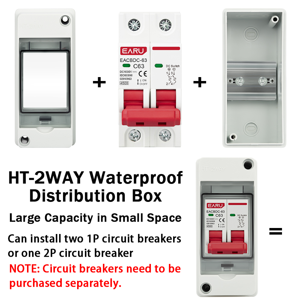 HT-2 IP65 Waterproof Distribut - đánh giá và giá Outdoor Power Distribution Box